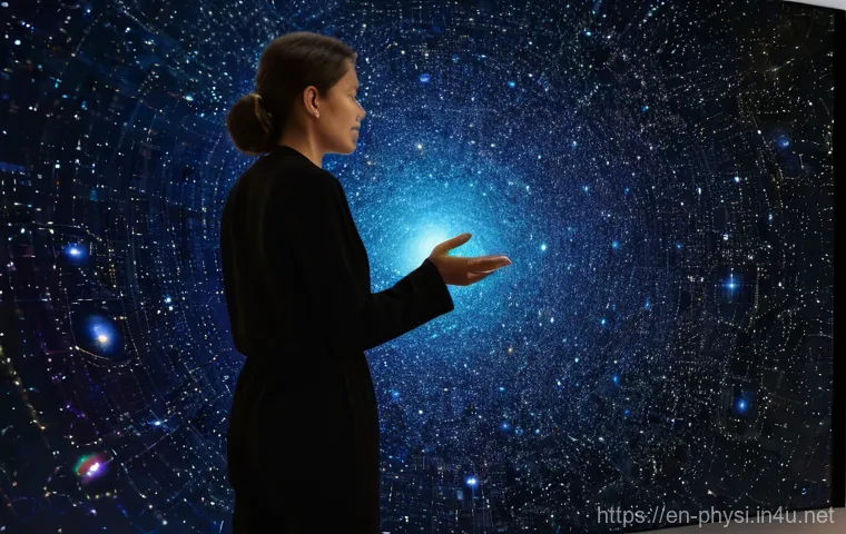 물리학자를 위한 통계 분석 도구 - **Prompt:** A dynamic scene depicting the power of machine learning in a computational physics setti...